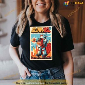 Blink 182 World Tour 2023 Brooklyn Ny Poster Shirt 3