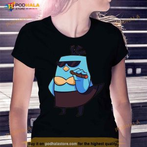 Blue Chicken Anime Smoking Design Shirt 3