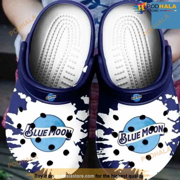 Blue Moon Beer Crocband Crocs Clog Shoes