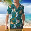 Bluey Daddy Tropical Hawaiian Shirt, Father's Gift Summer Beach Shirt