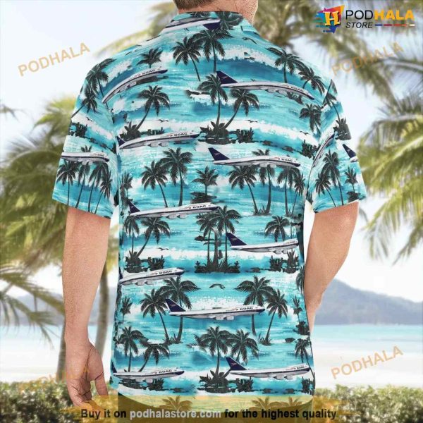 Boac Airline Boeing 747-8btd Hawaiian Shirt For Men And Women