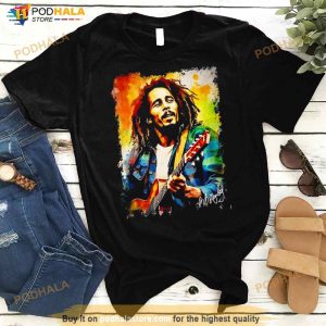 Bob Marley Love And Rock Signature Shirt 2