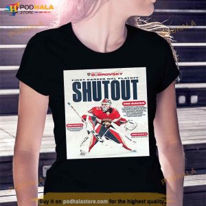 Bobrovsky First Career Nhl Playoff Shutout T Shirt 3