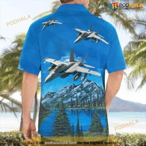 Boeing Ea 18g Growler Hawaiian Shirt Man 2