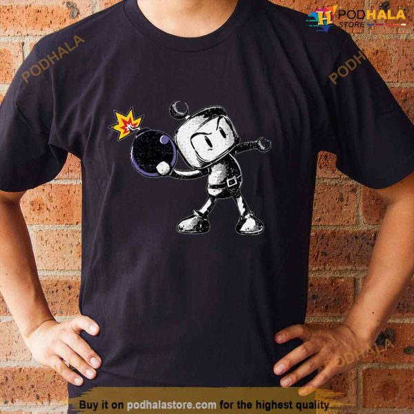 Bombing Comic Art Bomberman Shirt