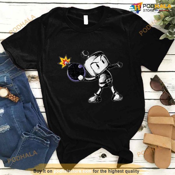 Bombing Comic Art Bomberman Shirt
