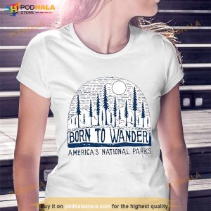 Born To Wander Americas National Parks Shirt 3