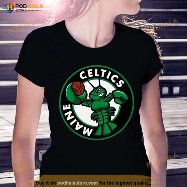 Boston Celtics Nba Maine Celtics logo T Shirt