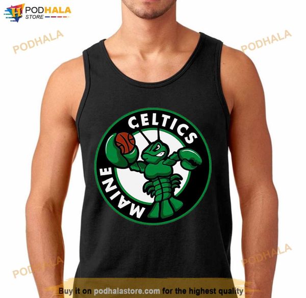 Boston Celtics Nba Maine Celtics logo T Shirt