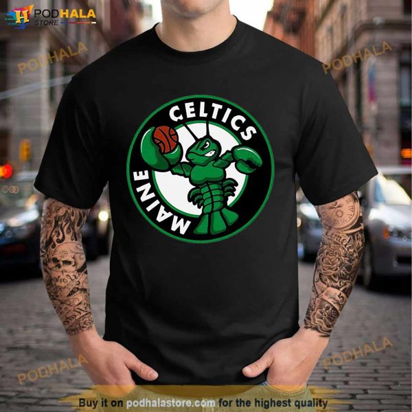 Boston Celtics Nba Maine Celtics logo T Shirt