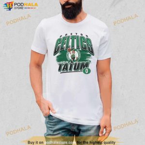 Boston Celtics Nba Player Jayson Tatum '47 Franklin Shirt 3