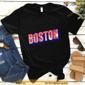 Boston City Sky Retro Logo Shirt 2