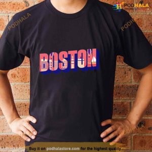 Boston City Sky Retro Logo Shirt 3