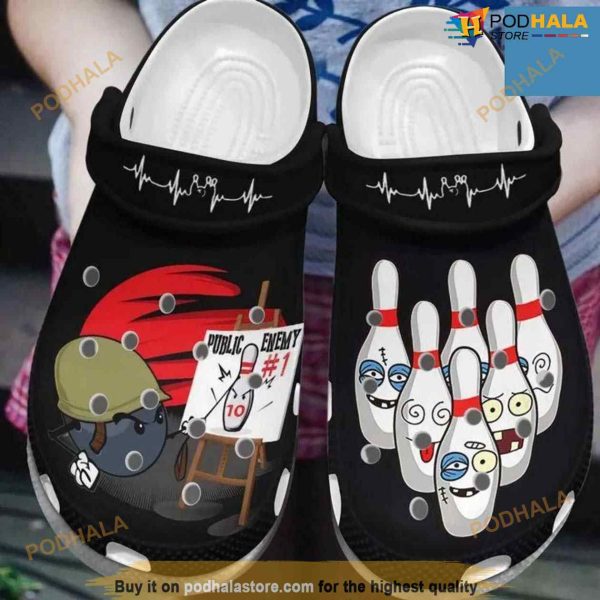 Bowling Classic Clogs Unisex Fashion Style Crocs Clog Shoes