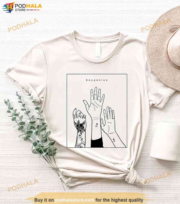 Boy Genius Line Art Band Shirt, Indie Rock Music Tour 2023 Merch
