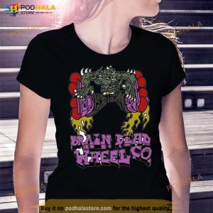 Brain Dead Them Skates Kogan Dragon Wheel Shirt 3