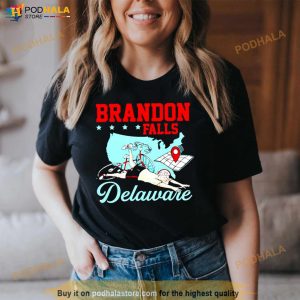 Brandon Falls Delaware Joe Biden Bike Ride T Shirt