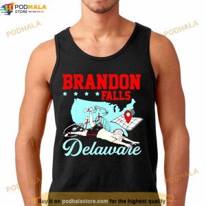 Brandon Falls Delaware Joe Biden Bike Ride T Shirt 2