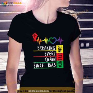 Breaking Every Chain Since 1865 Juneteenth Shirt