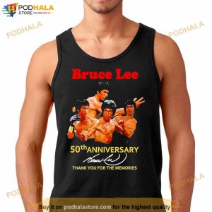 Bruce Lee 50th anniversary thank you for the memories Shirt