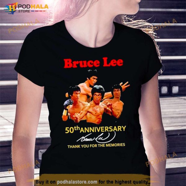 Bruce Lee 50th anniversary thank you for the memories Shirt
