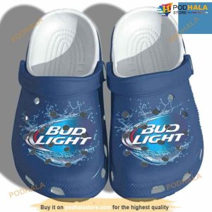 Bud Light Funny Bud Drinkin Beer Crocs Clog Shoes