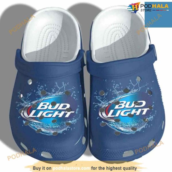 Bud Light Funny Bud Drinkin Beer Crocs Clog Shoes