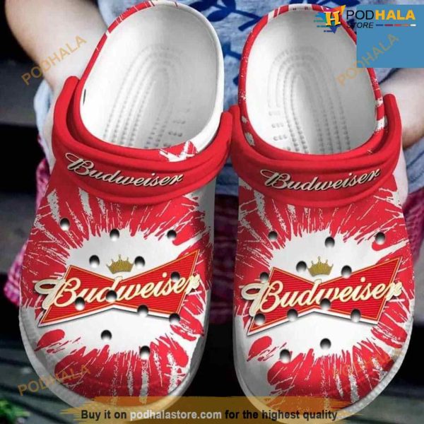 Budweiser Beer Adults Crocs Clog Shoes
