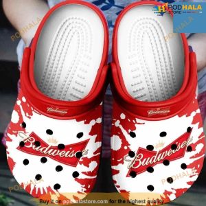 Budweiser Beer Crocs Clog Shoes