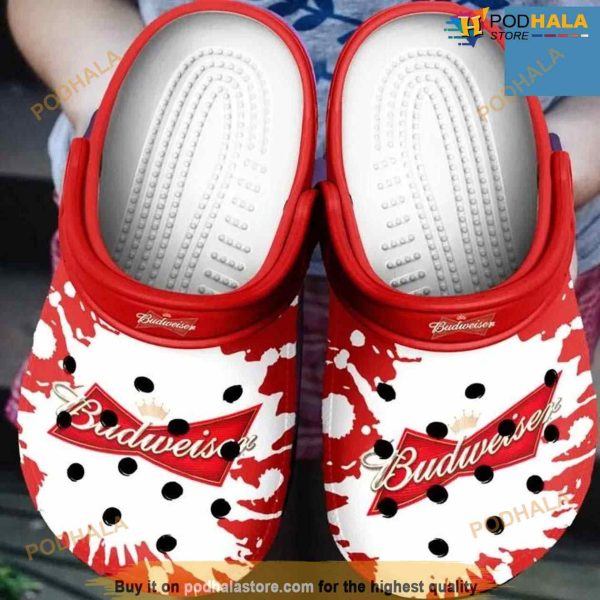 Budweiser Beer Crocs Clog Shoes