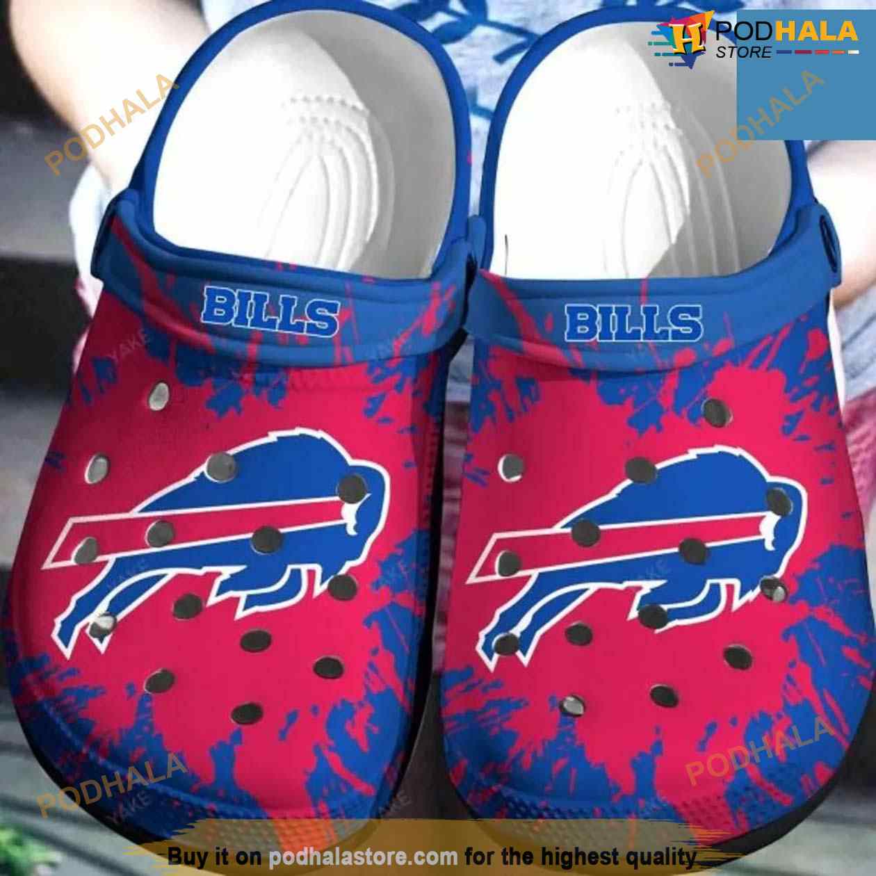 NFL Buffalo Bills Tie Dye Printed Crocs Crocband Clogs - Bring Your Ideas,  Thoughts And Imaginations Into Reality Today