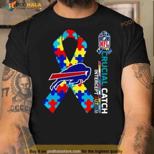 Buffalo Bills Crucial Catch Intercept Autism 2023 Shirt