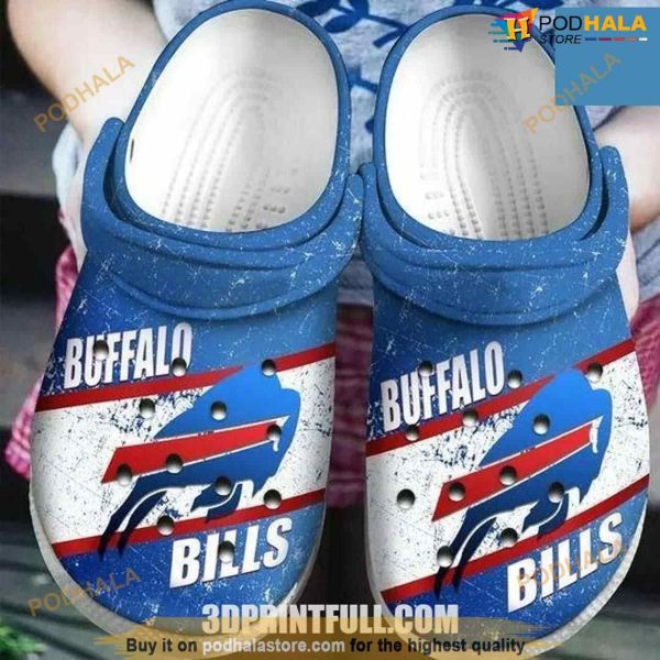 Buffalo Bills Nfl Football Personalized Crocband Crocs Clog Shoes
