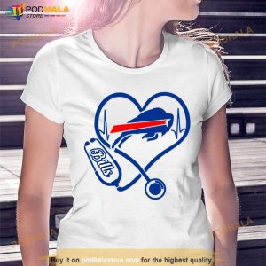 Buffalo Bills Nurse Heartbeat Shirt 2