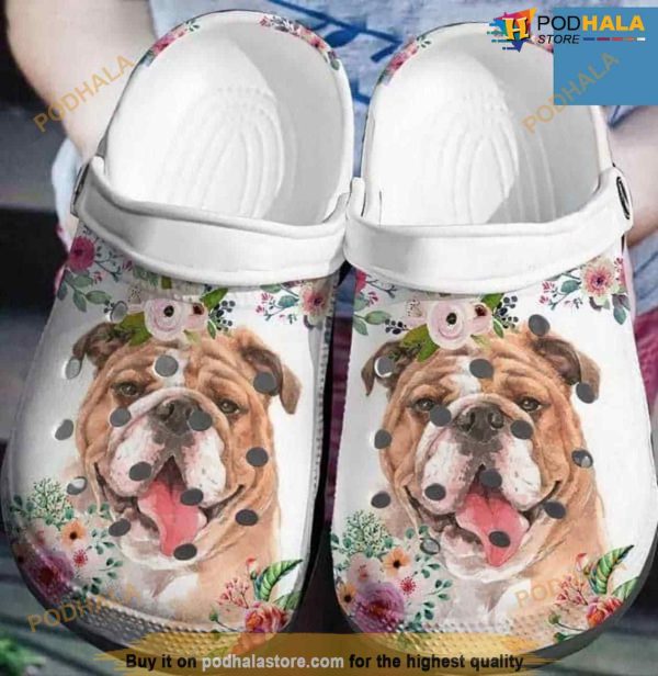 Bulldog Classic Clogs Unisex Fashion Style Crocs Clog Shoes