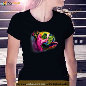 Bulldog Hello My Friend Rainbow Colors Art Trending Shirt