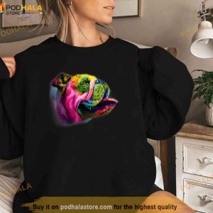 Bulldog Hello My Friend Rainbow Colors Art Trending Shirt 2