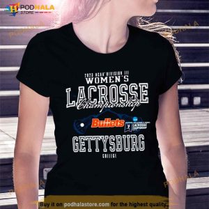 Bullets Gettysburg College 2023 Ncaa Division Iii Women's Lacrosse Championship Shirt 2