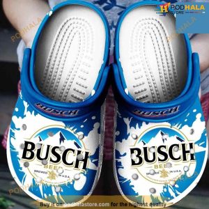 Busch Beer Crocs Clog Shoes