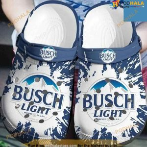 Busch Light Beer Crocband Crocs Clog Shoes