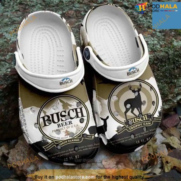 Busch Light Beer Crocs Shoes