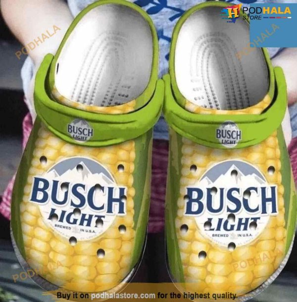 Busch Light Comfortable For Mens And Womens Crocs Clog Shoes
