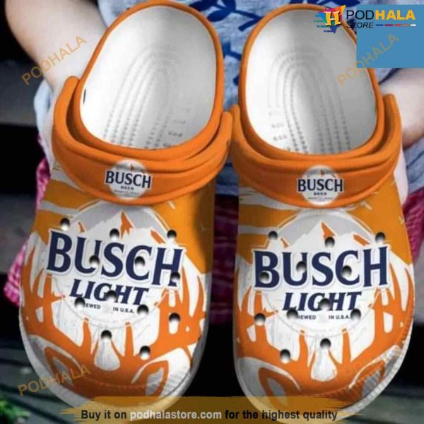 Busch Light Deer Hunting Lover Crocband Crocs Clog Shoes