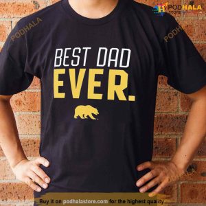 Cal Bears Best Dad Ever Logo Father's Day T Shirt 2