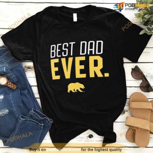 Cal Bears Best Dad Ever Logo Father's Day T Shirt 3
