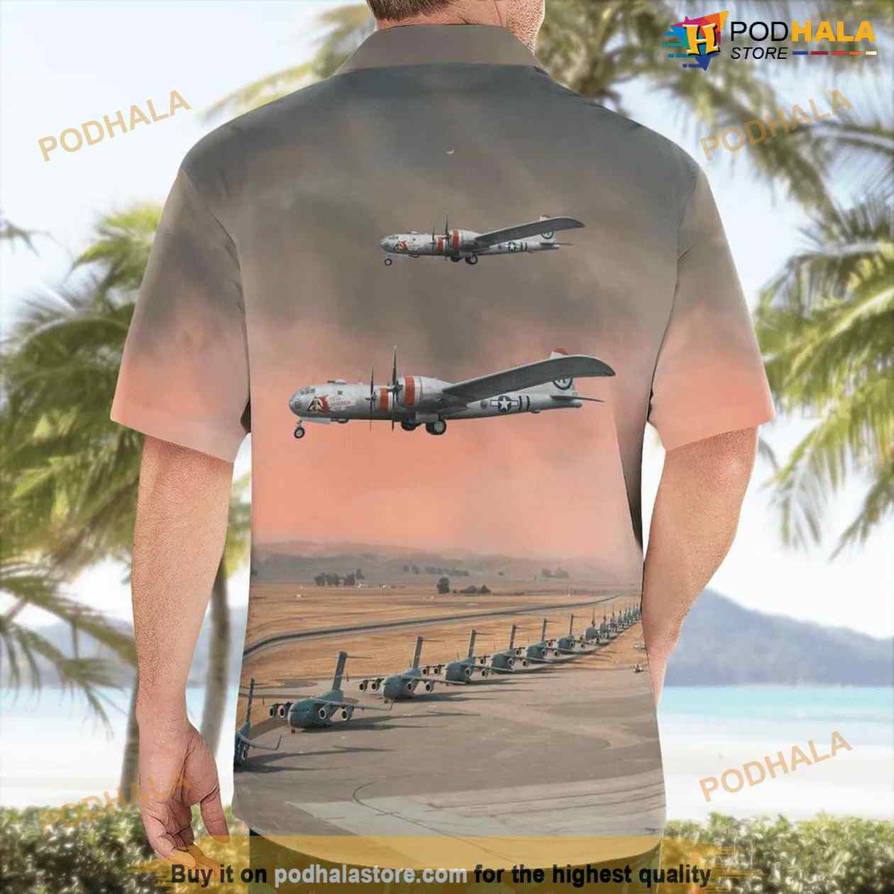 California Travis Air Force Base Aviation Museum Boeing B-29 Superfortress Miss America ’62 Hawaiian Shirt California Travis Air Force Base Aviation Museum Boeing B-29 Superfortress Miss America ’62 Hawaiian Shirt