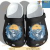 Camping The Wolf And Moon Shoes Crocs Wolf Lover Croc Shoes