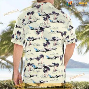 Caribbean Airlines Boeing 767 300er Button Up Hawaiian Shirt 2