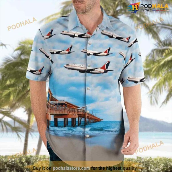 Carnival Air Lines Boeing 737-400 Hawaiian Shirt Outfit
