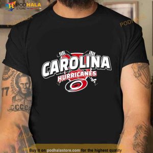 Carolina Hurricanes Ice Hockey Logo Shirt 3